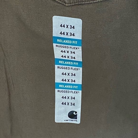 Carhartt Men's Rugged Flex Rigby 5-Pocket Pants Size 44 x 34 New green gray - Picture 5 of 9